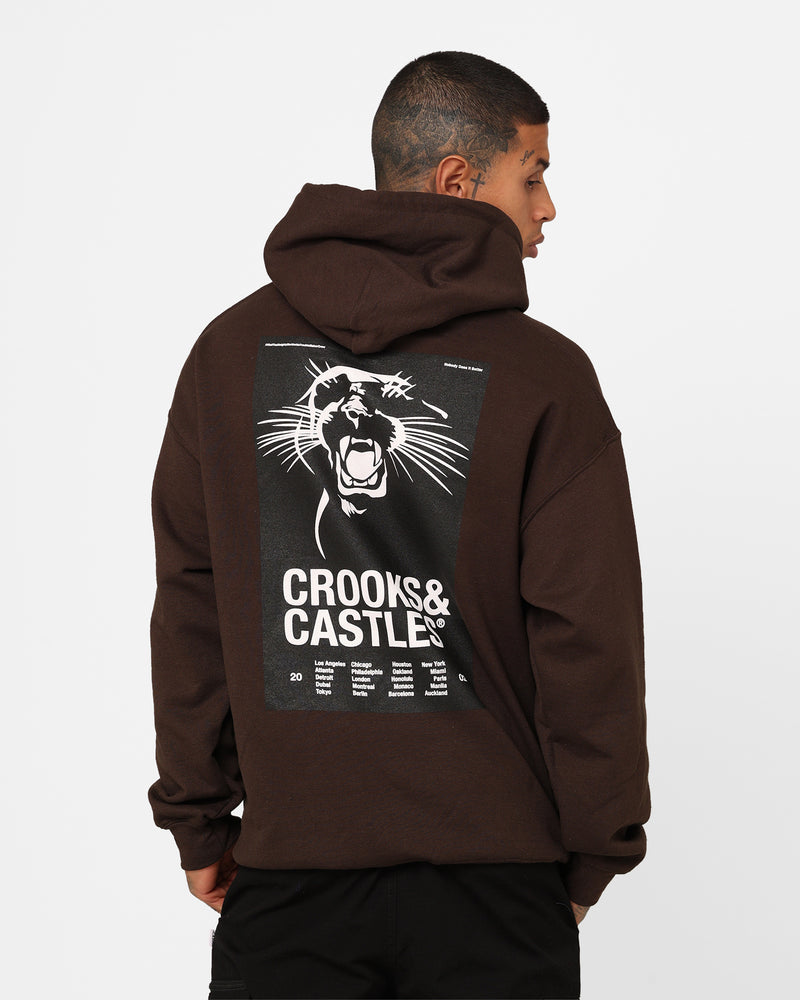 Crooks & Castles Trouble Maker Hoodie Brown