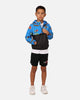 Nike Kids' Half-Zip Print Blocked Anorak Jacket Light Photo Blue