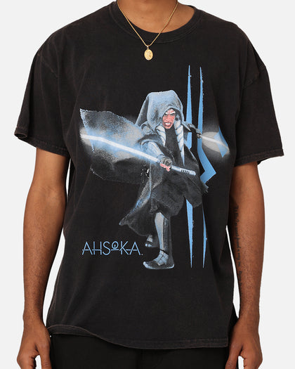 Star Wars Ahsoka Vintage T-Shirt Black Wash