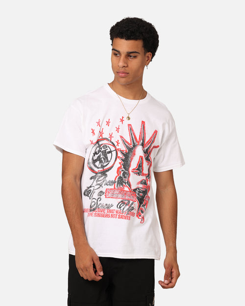 Rats Get Fat Screw Up T-Shirt White