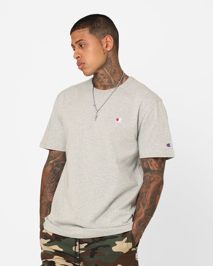 Champion Heritage Small C T-Shirt Oxford Heather