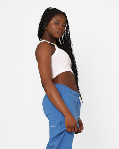 Champion Women's Heritage Cropped Rib Tank Singlet White