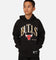 NBA Kids' Chicago Bulls Clifton Fleece Hoodie Black