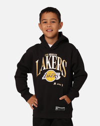 NBA Kids' Los Angeles Lakers Clifton Fleece Hoodie Black