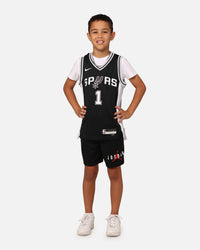 Nike Kids' Victor Wembanyama San Antonio Spurs Icon Replica Jersey Black