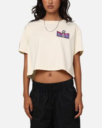 Pro Standard Women's NFL Las Vegas Super Bowl LVIII Croppec Boxy T-Shirt Eggshell