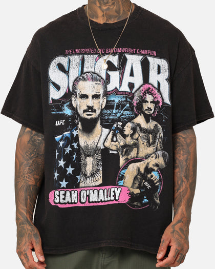 UFC By Goat Crew Sean O'Malley Champion T-Shirt Black Wash