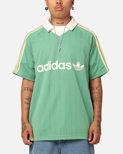 Adidas Pinstripe Jersey Preloved Green