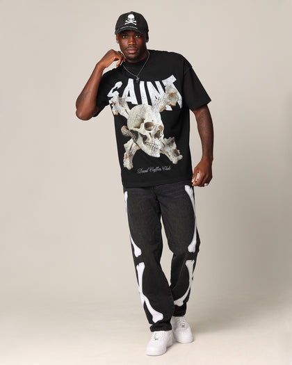 Saint Morta Dead Coffin Club Boxy T-Shirt Black