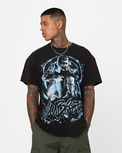 Goat Crew X Mortal Kombat Sub Zero Vintage T-Shirt Black Wash