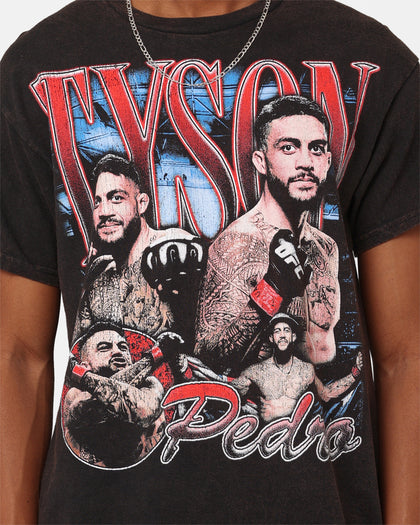 UFC By Goat Crew Tyson Pedro Vintage T-Shirt Black Wash