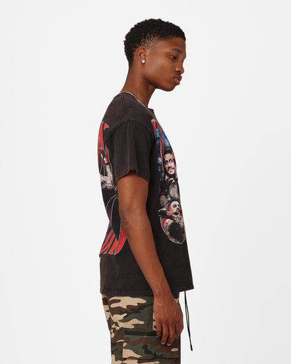 UFC By Goat Crew Tyson Pedro Vintage T-Shirt Black Wash