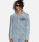 Ksubi X Juice Wrld K9 Stone Quilted Long Sleeve Shirt Denim