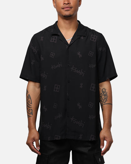 Ksubi Box Resort Short Sleeve Shirt Black