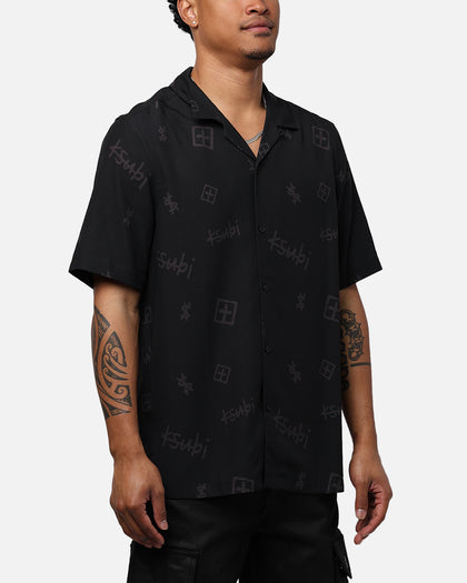 Ksubi Box Resort Short Sleeve Shirt Black