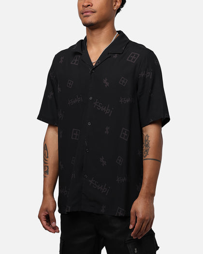 Ksubi Box Resort Short Sleeve Shirt Black