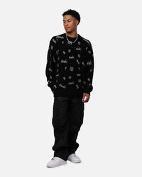 Ksubi Trash Box Knit Crewneck Black