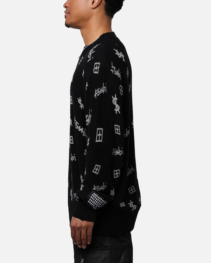 Ksubi Trash Box Knit Crewneck Black