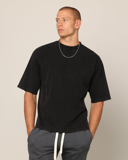 Carré Blanc Boxy T-Shirt Black Wash