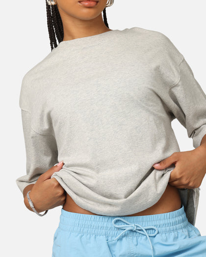 Carre Blanc Boxy T-Shirt Grey Marle