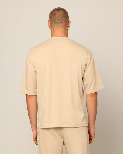 Carré Blanc Boxy T-Shirt Stone