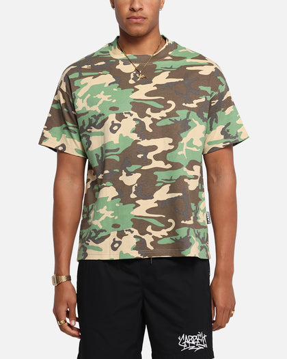 Carré Blanc T-Shirt Woodland Camo