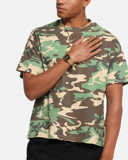 Carré Blanc T-Shirt Woodland Camo