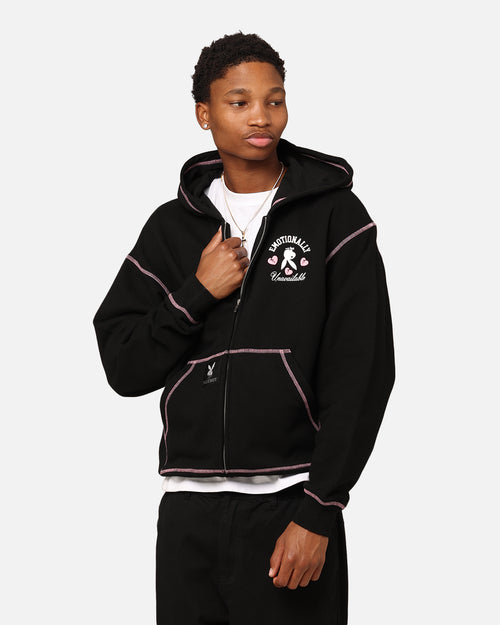 Playboy By Culture Kings Lover Boy Full Zip Hoodie Black