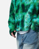MNML Tie Dye Sherpa Pullover Sweater Green