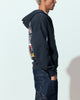Loiter Motor Zip Hoodie Charcoal