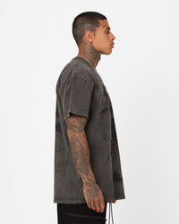 Goat Crew X DC Batman Issue #01 Noir Heavyweight Vintage T-Shirt Black Wash