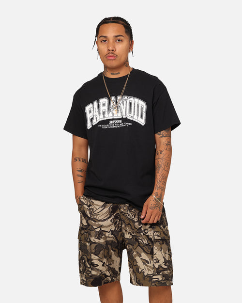 Rats Get Fat Paranoid T-Shirt Black