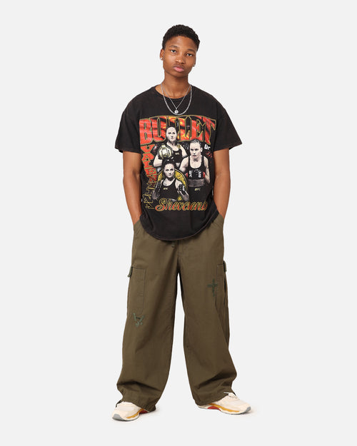 UFC By Goat Crew Valentina Shevchenko Vintage T-Shirt Black Wash