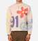 X-Large Flower And Peace Recycled Knit Sweater Off White