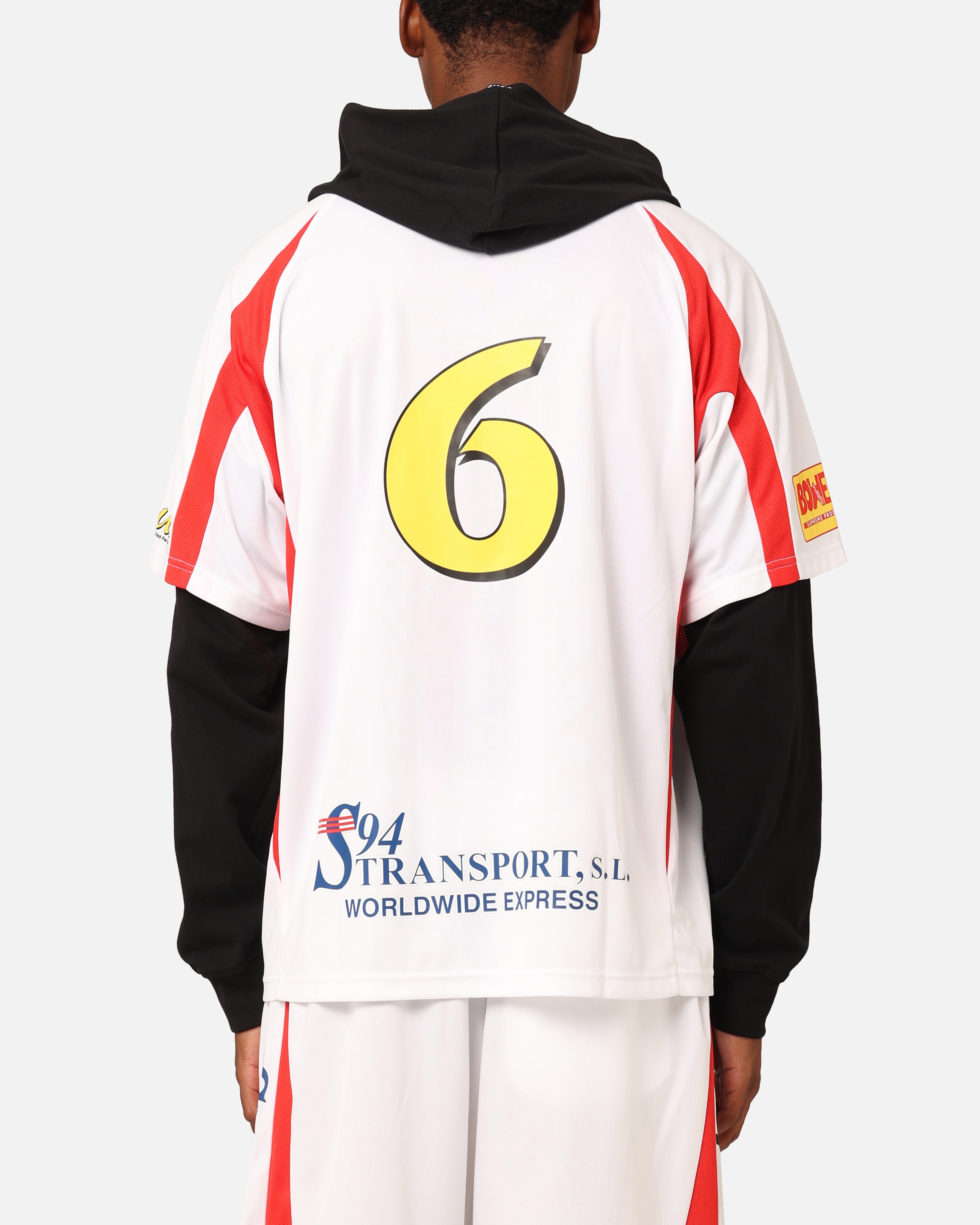 Supreme Hooded Soccer Jersey White | Culture Kings