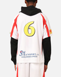 Supreme Hooded Soccer Jersey White