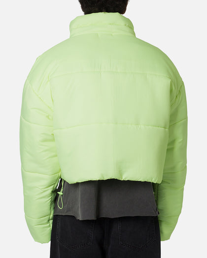 MNML Cropped Puffer II Jacket Green
