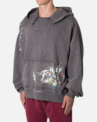 MNML Destroyed Painter Hoodie Charcoal Grey