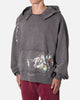 MNML Destroyed Painter Hoodie Charcoal Grey