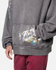 MNML Destroyed Painter Hoodie Charcoal Grey