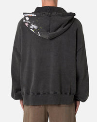 MNML Destroyed Painter Hoodie Vintage Black