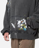 MNML Destroyed Painter Hoodie Vintage Black