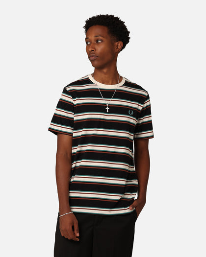 Fred Perry Stripe T-Shirt Ecru