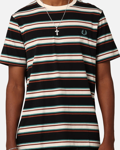 Fred Perry Stripe T-Shirt Ecru