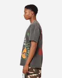 Marvel Doctor Doom Heavyweight Vintage T-Shirt Black Wash