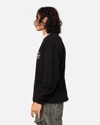 Stüssy 8 Ball Corp Fleece Crewneck Black