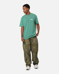 Stüssy Fuzzy Dice T-Shirt Pigment Pigment Pine Green