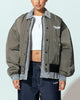Loiter Shadow Layered Bomber Jacket Khaki