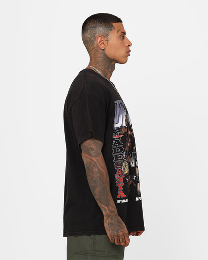 UFC By Goat Crew 293 Card Vintage T-Shirt Black Wash
