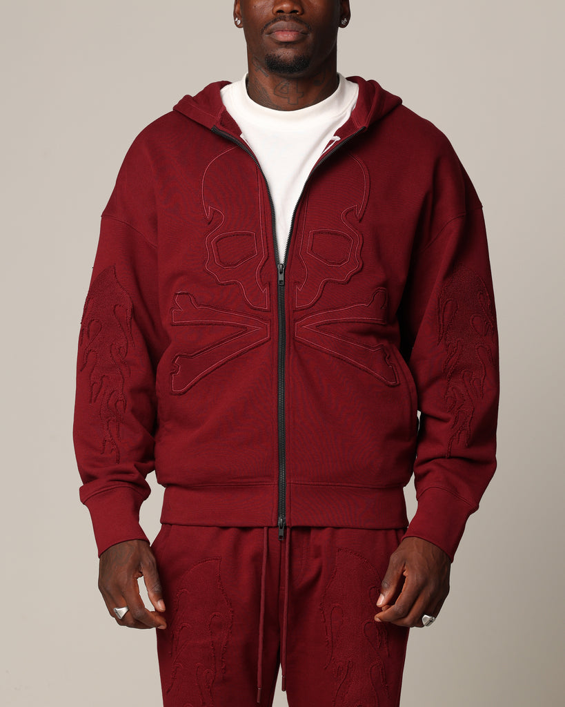 Saint Morta Hellfire Zip Hoodie Lava | Culture Kings